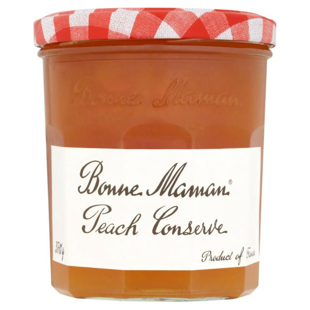 BONNE MAMAN PEACH PRESERVE 370G